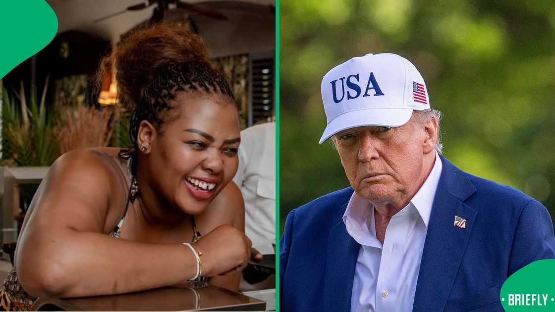 Anele Mdoda reacted to Donald Trump's remark