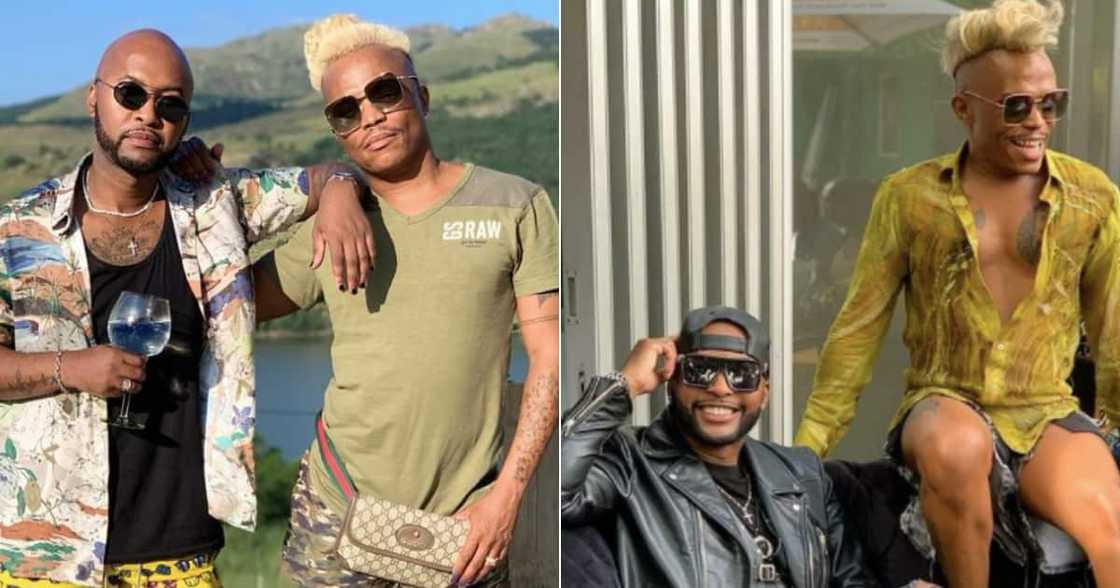 Somizi shows support to lovely bestie Vusi Nova at his Easter gig Somizi shows support to lovely bestie Vusi Nova at his Easter gig