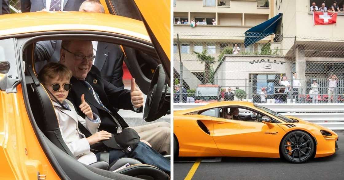 Prince Albert of Monaco, McLaren, Monaco Grand Prix Prince Albert of Monaco, McLaren, Monaco Grand Prix