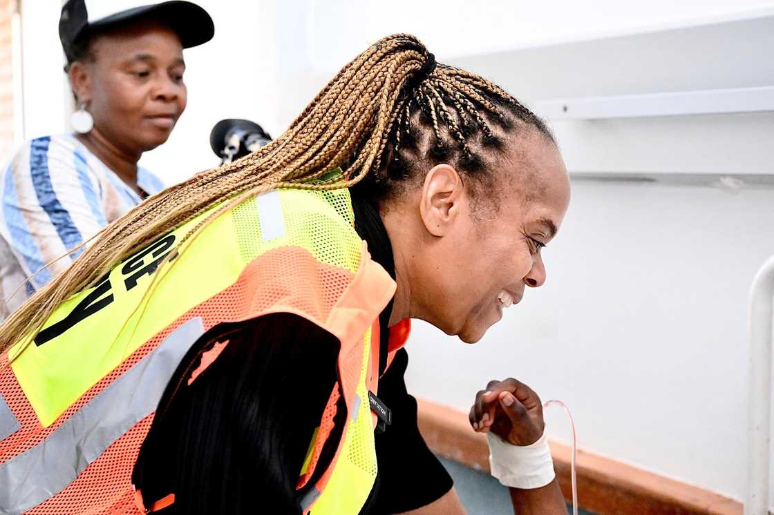 Limpopo Premier Dr Phophi Ramathuba visited patients from the Limpopo accident