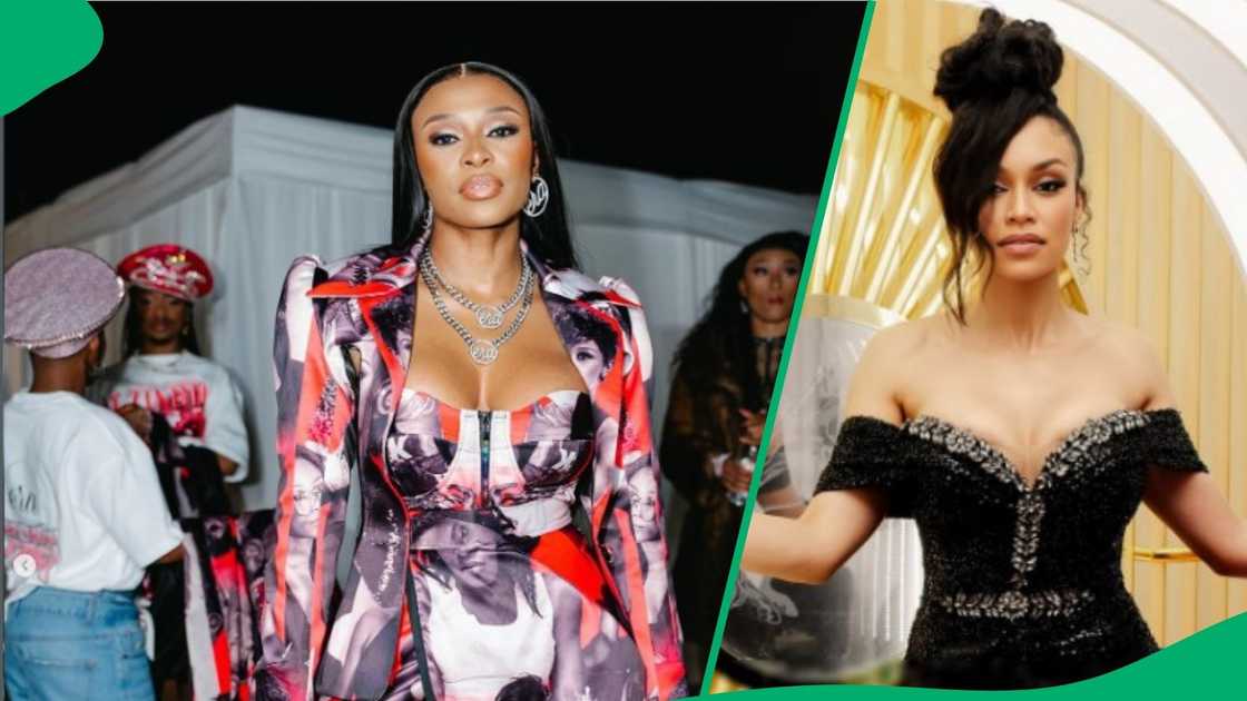 DJ Zinhle's video about bad friends makes fans assume its Pearl Thusi