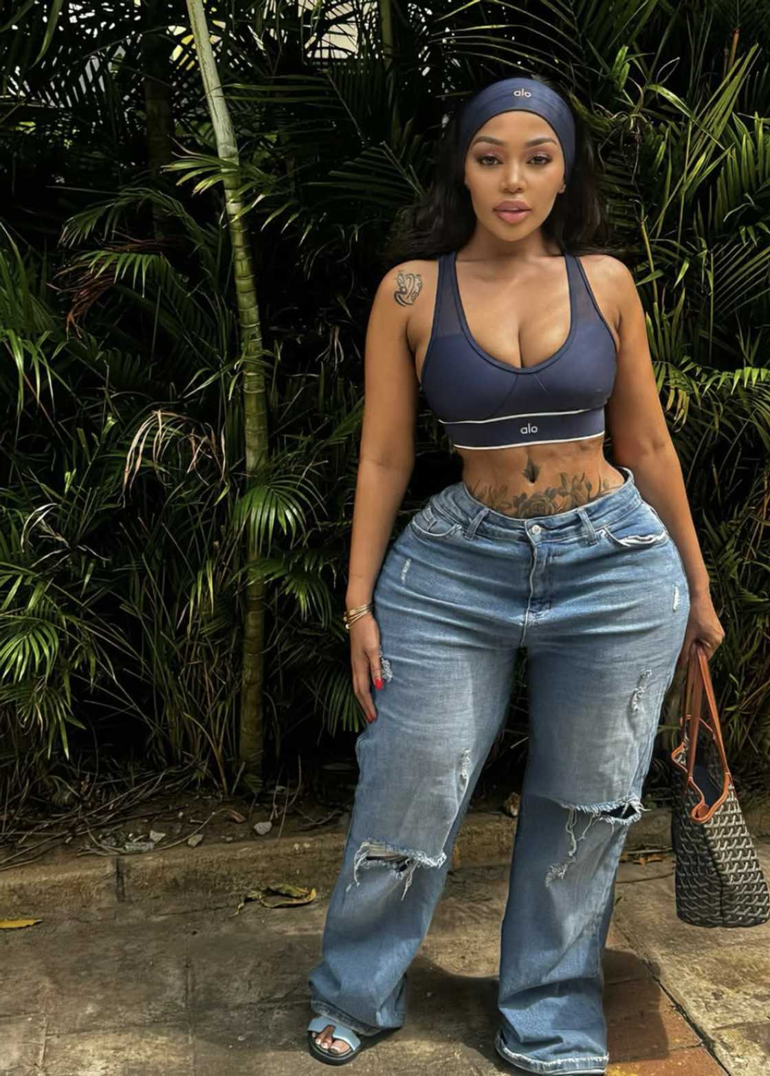 Tebogo Thobejane showed off her pricey new handbag