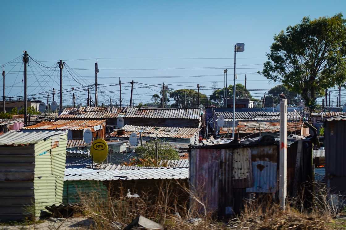 Informal settlements house many South Africans Informal settlements house many South Africans