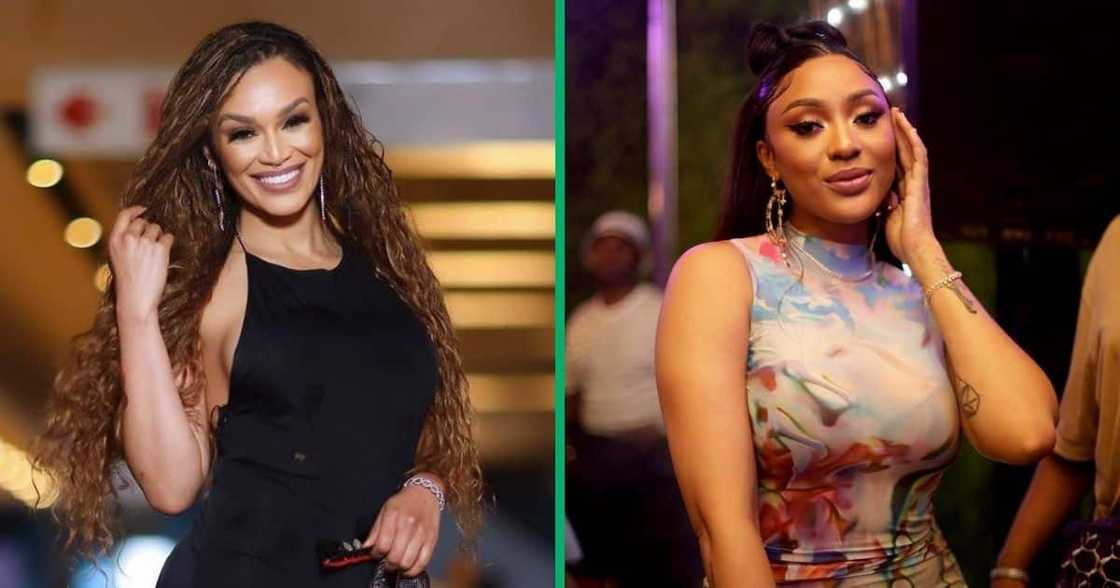 Pearl Thusi and Nadia Nakai danced at Konka Pearl Thusi and Nadia Nakai danced at Konka