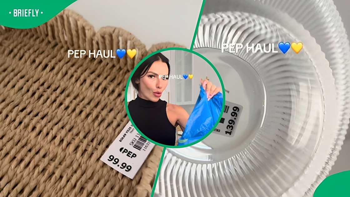 Woman's PEP Home haul impresses Mzansi Woman's PEP Home haul impresses Mzansi