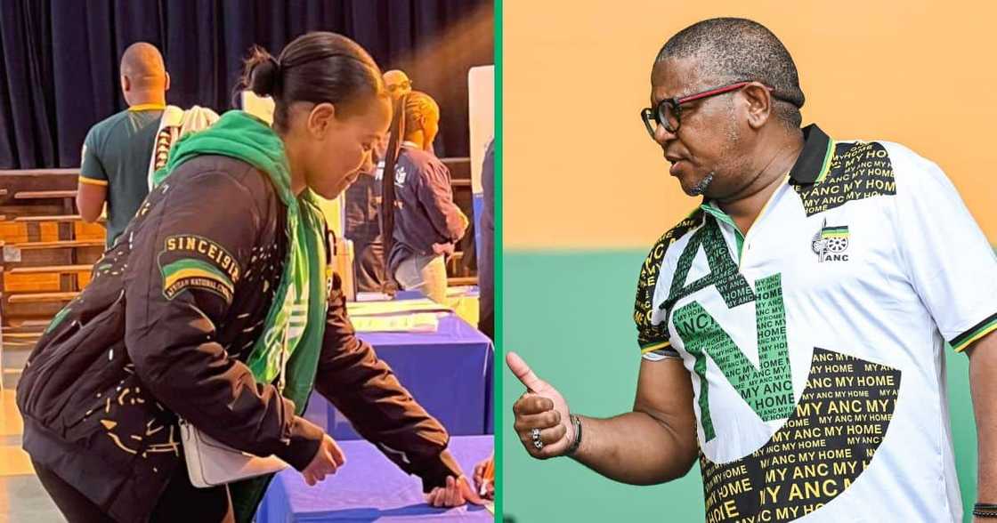 ANC Secretary General Fikile Mbalula shares post about his first time voter daughter ANC Secretary General Fikile Mbalula shares post about his first time voter daughter