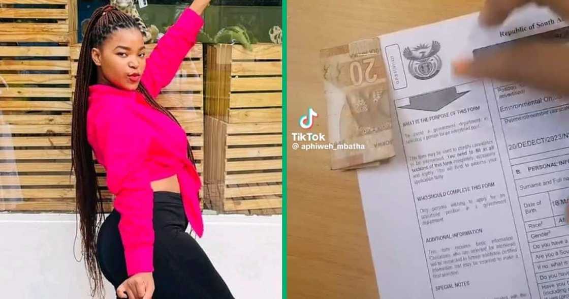 A woman applied for a government job A woman applied for a government job