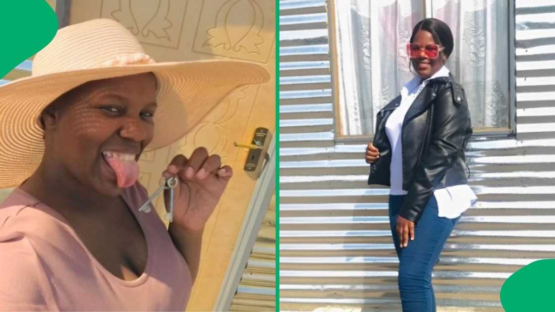 A woman showed her shack in a "rich mommy vlog." A woman showed her shack in a "rich mommy vlog."