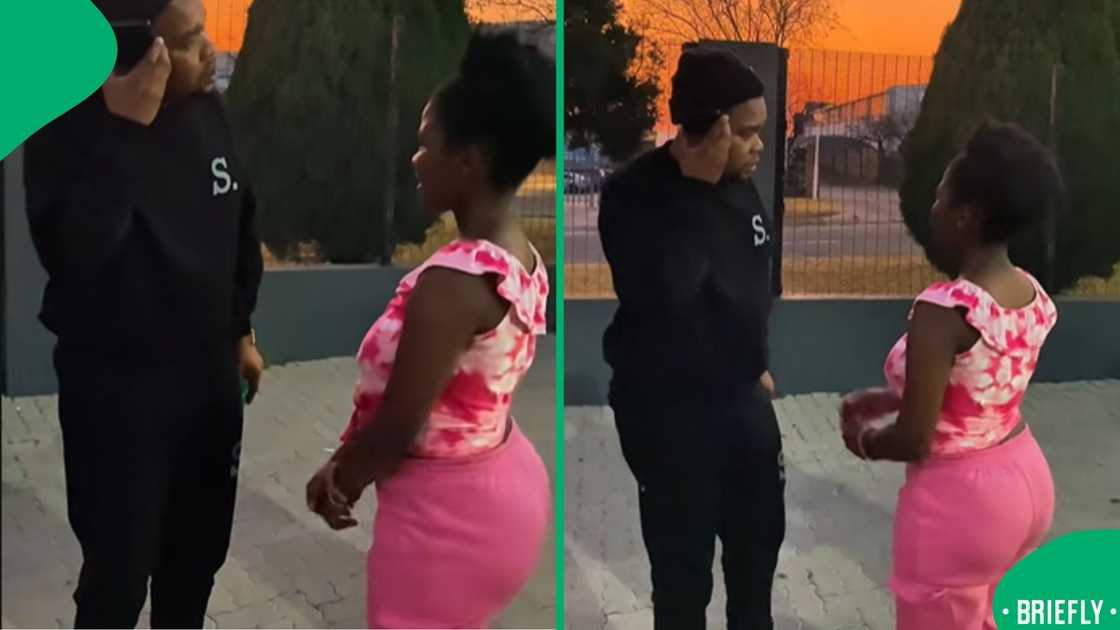 The internet saw a heartwarming TikTok video go viral, showing a woman’s courageous moment of asking amapiano star Njelic to listen to her song on the street The internet saw a heartwarming TikTok video go viral, showing a woman’s courageous moment of asking amapiano star Njelic to listen to her song on the street