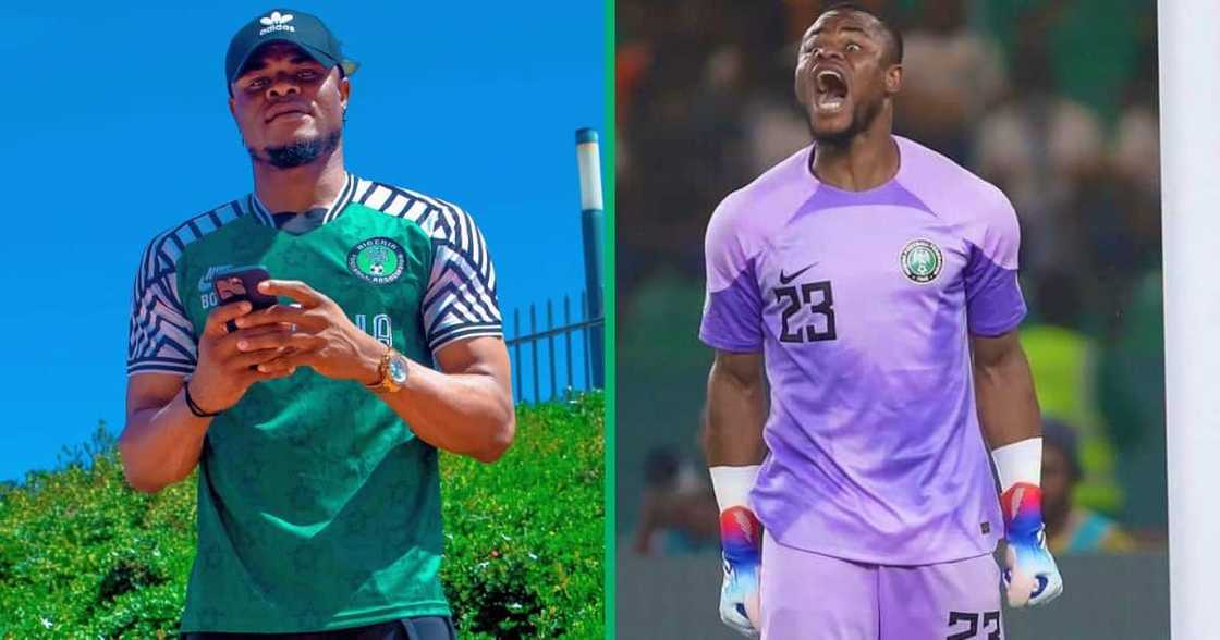 Stanley Nwabali is confident Nigeria can beat Bafana. Stanley Nwabali is confident Nigeria can beat Bafana.
