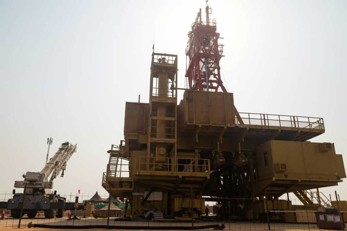 Work is underway for building the extraction platform -- oil could start to move from 2025