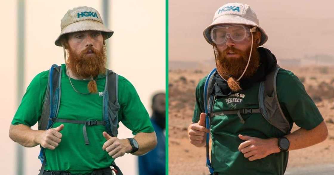 Russ Cook began running across Africa over a year ago. Russ Cook began running across Africa over a year ago.
