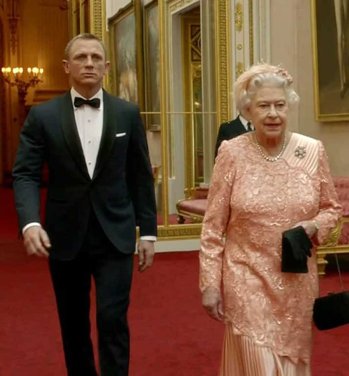 The queen had a starring role in the opening ceremony of the London Olympics in 2012