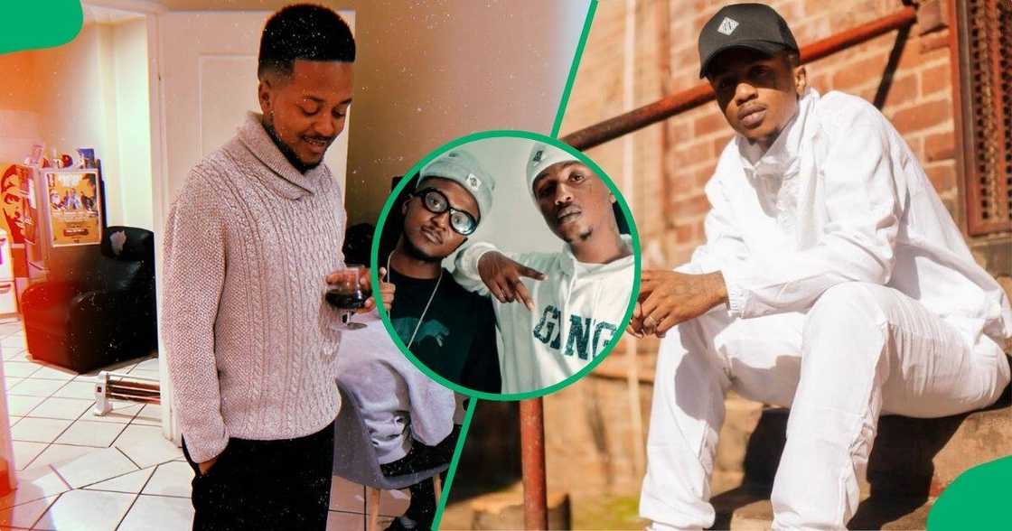 Emtee accuses Flash Ikumkani of owing him money. Emtee accuses Flash Ikumkani of owing him money.