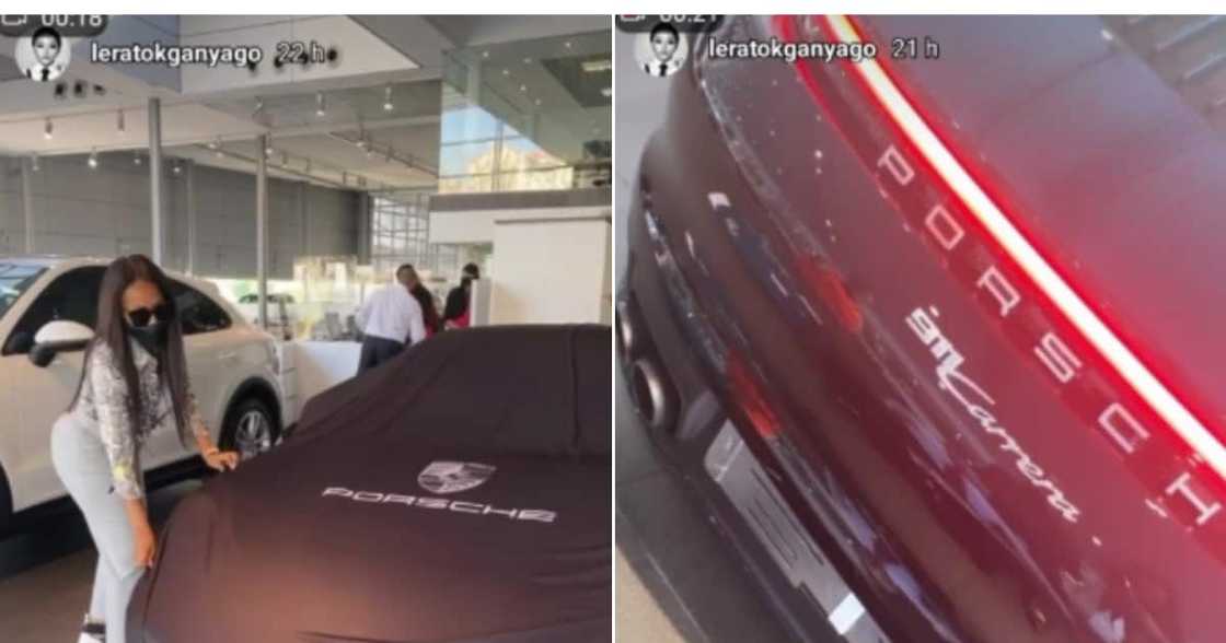 Lerato Kganyago treats herself to a brand new Porsche Turbo 911 Lerato Kganyago treats herself to a brand new Porsche Turbo 911