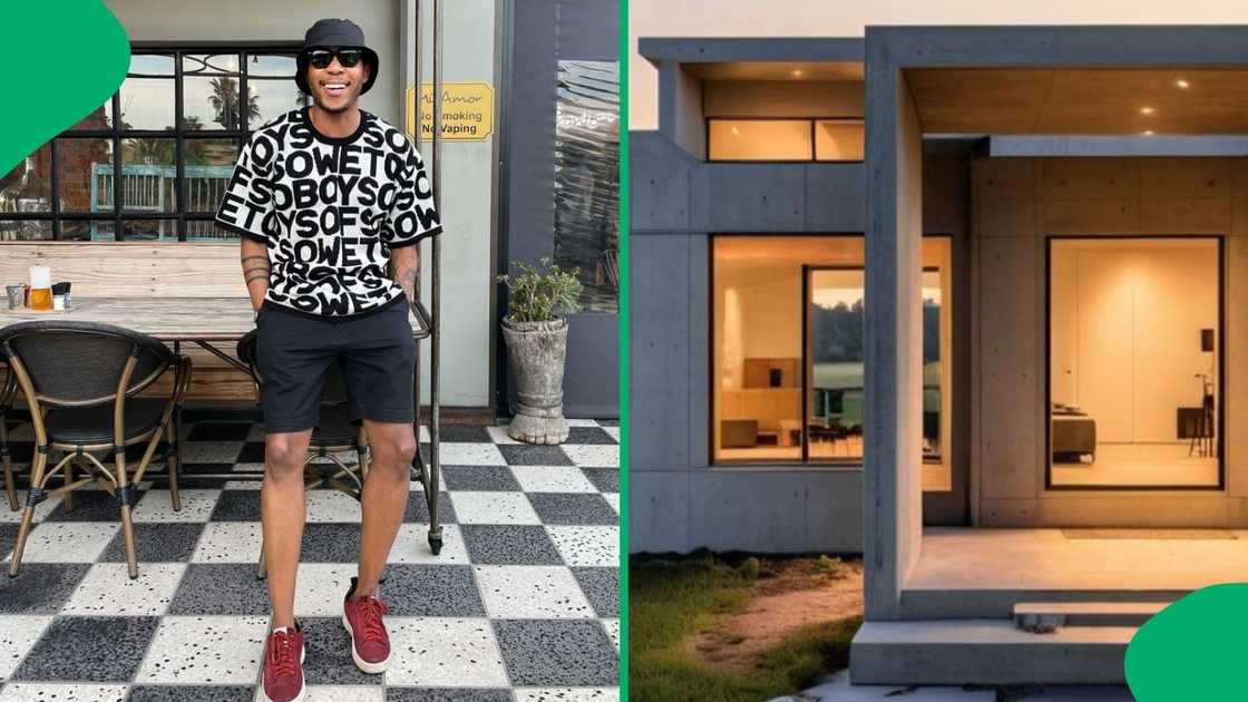 A man spent the night in his new home. A man spent the night in his new home.
