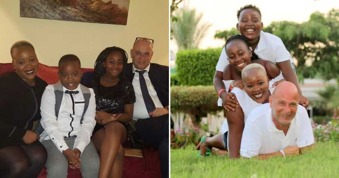 A fortune teller said this white man would father two black kids A fortune teller said this white man would father two black kids