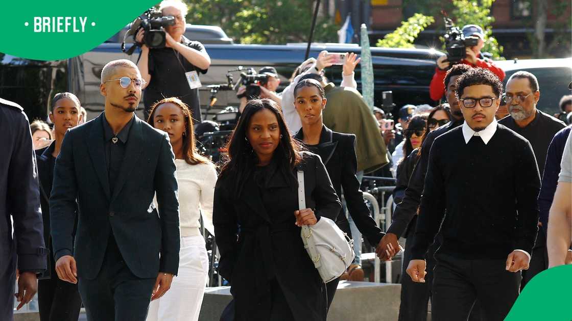 Diddy's family arrived at the court of his criminal court case. Diddy's family arrived at the court of his criminal court case.