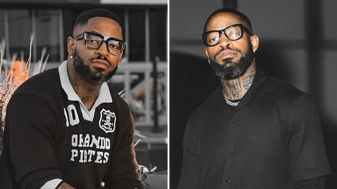 Prince Kaybee showed off his piano skills Prince Kaybee showed off his piano skills