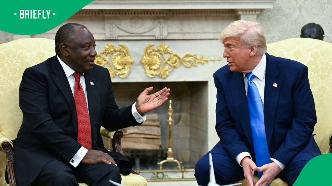 Cyril Ramaphosa and Donald Trump met in the White House Cyril Ramaphosa and Donald Trump met in the White House