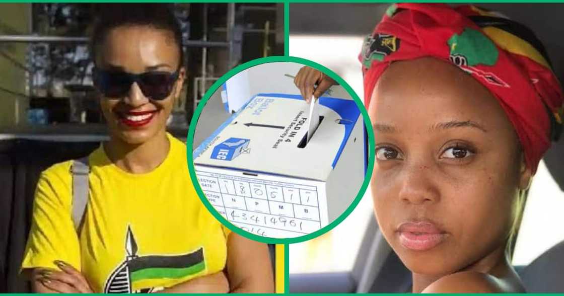 Pearl Thusi and Ntando Duma declared their political affiliations Pearl Thusi and Ntando Duma declared their political affiliations