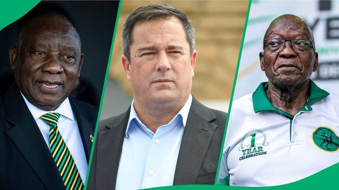 The MK Party is unhappy with Cyril Ramaphosa and John Steenhuisen