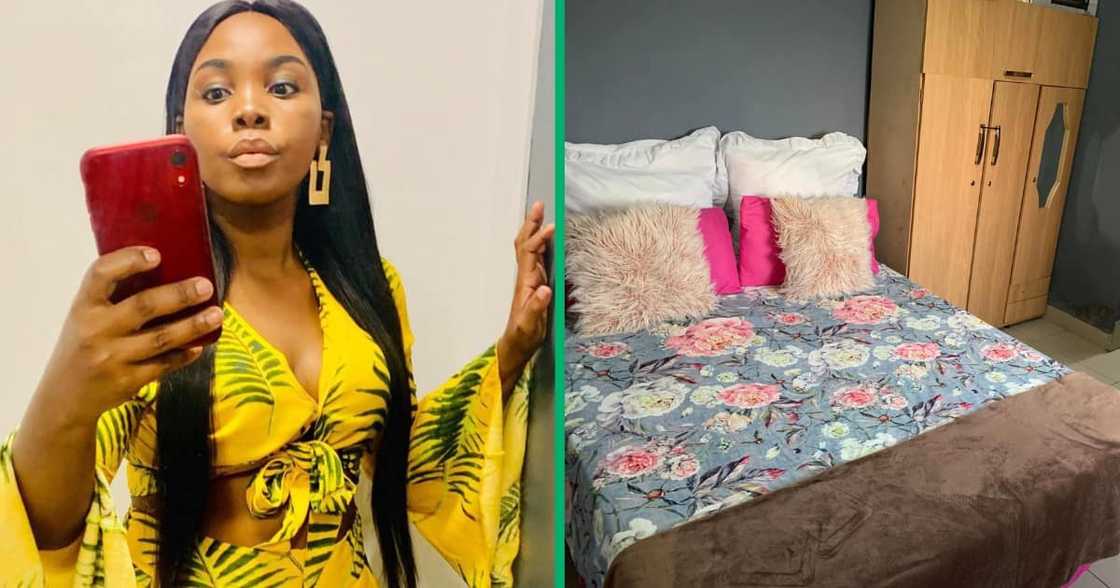 A young woman who put effort into the look of her one-roomed home A young woman who put effort into the look of her one-roomed home