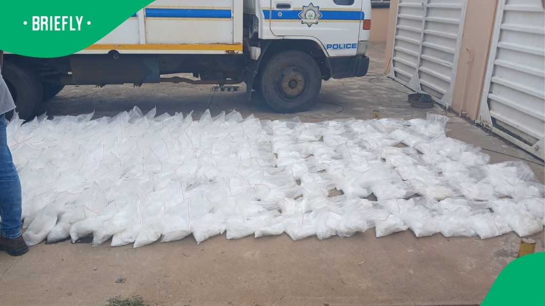 The crystal meth seized by police The crystal meth seized by police