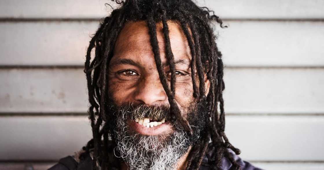 Man looks good after being transformed by a stranger. Man looks good after being transformed by a stranger.