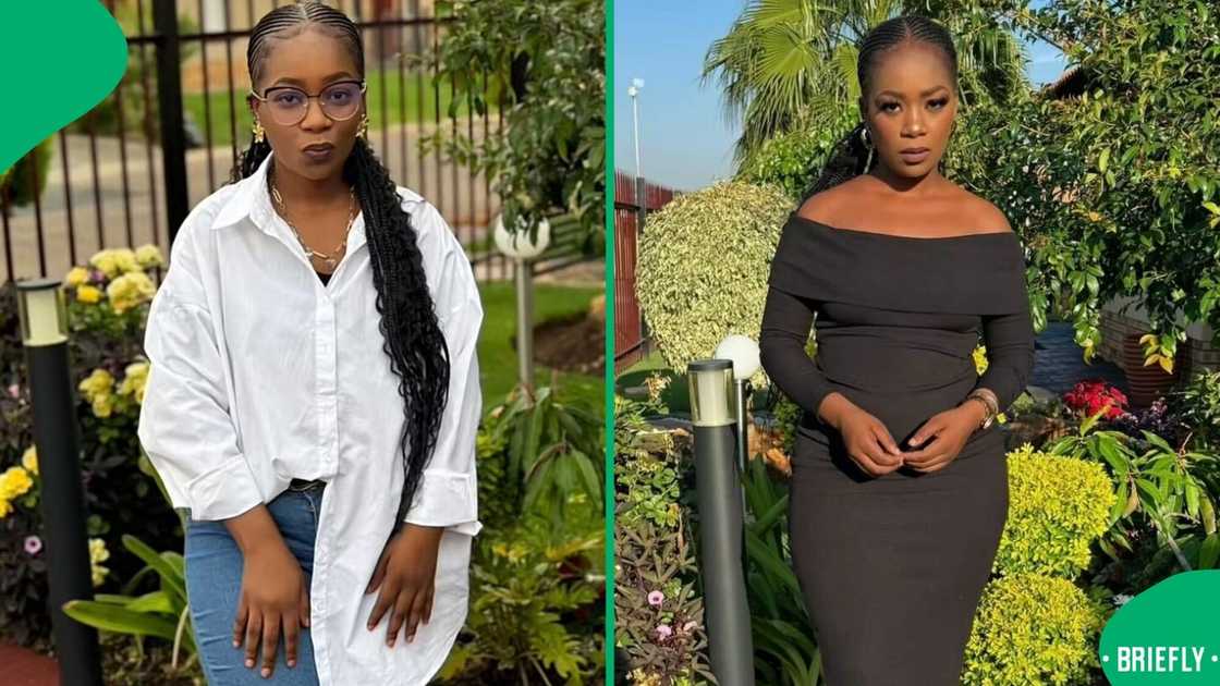 A young woman celebrated getting a permanent job. A young woman celebrated getting a permanent job.