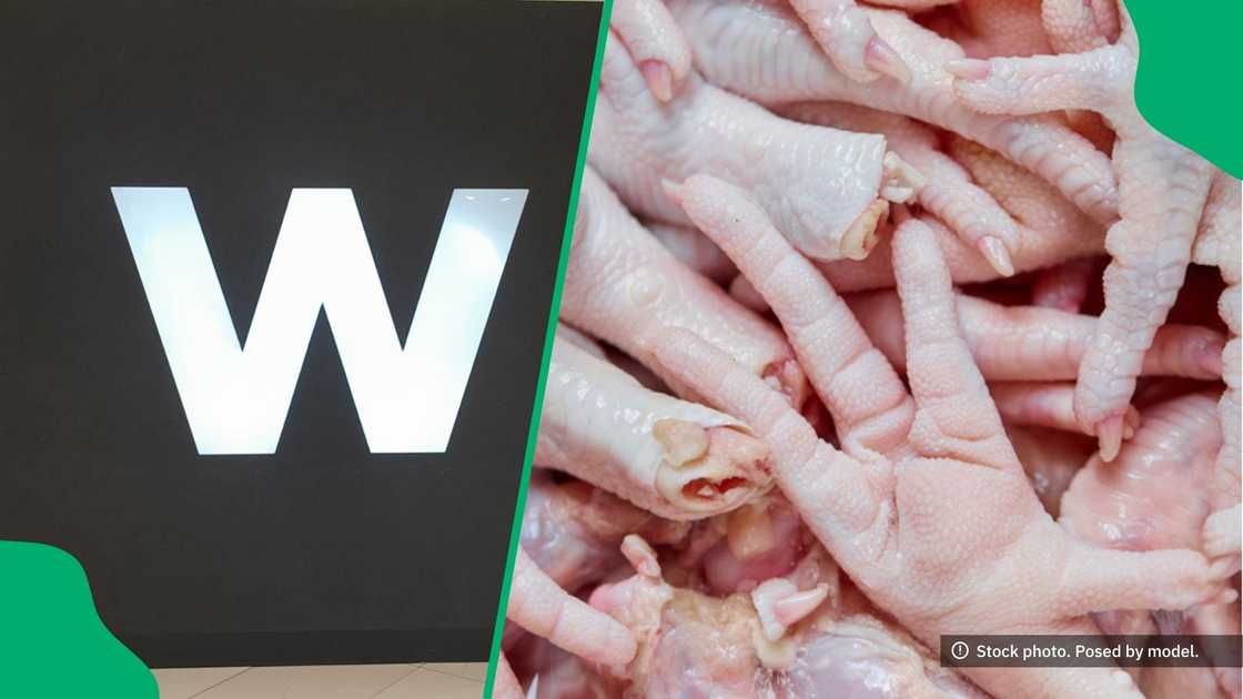 Woolworth's chicken feet in TikTok video