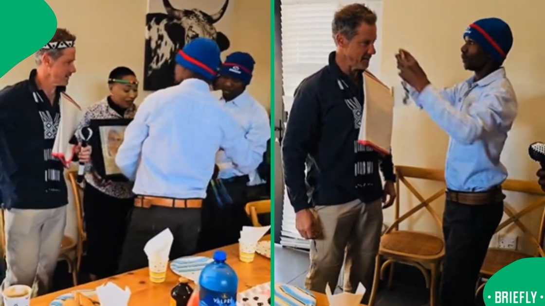 A recent TikTok video went viral in South Africa, showcasing Engen Lusikisiki petrol attendants in a touching celebration of their boss