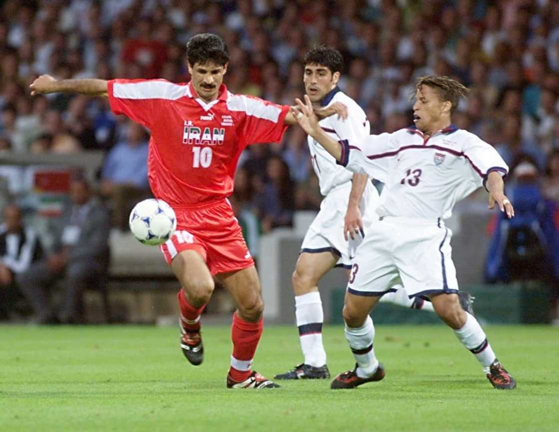 Daei was once world football's top international scorer and played in Iran's legendary 1998 2-1 World Cup victory against the United States Daei was once world football's top international scorer and played in Iran's legendary 1998 2-1 World Cup victory against the United States