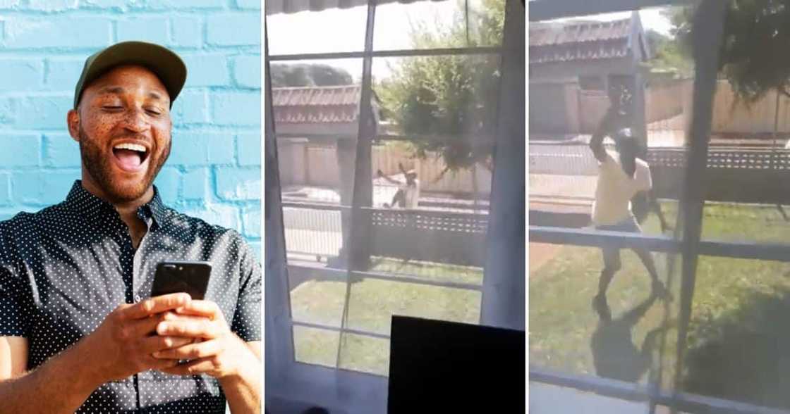 Mzansi, Robber, Waved, Caught Attempting to Break In House Mzansi, Robber, Waved, Caught Attempting to Break In House