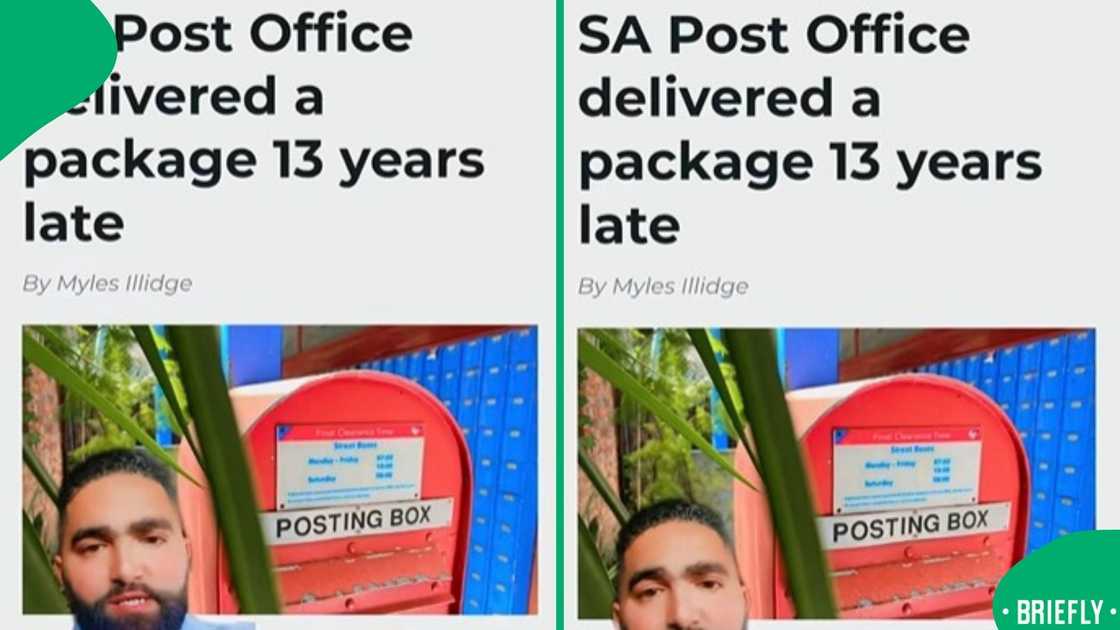 A South African customer was surprised by a Post Office delivery years later A South African customer was surprised by a Post Office delivery years later