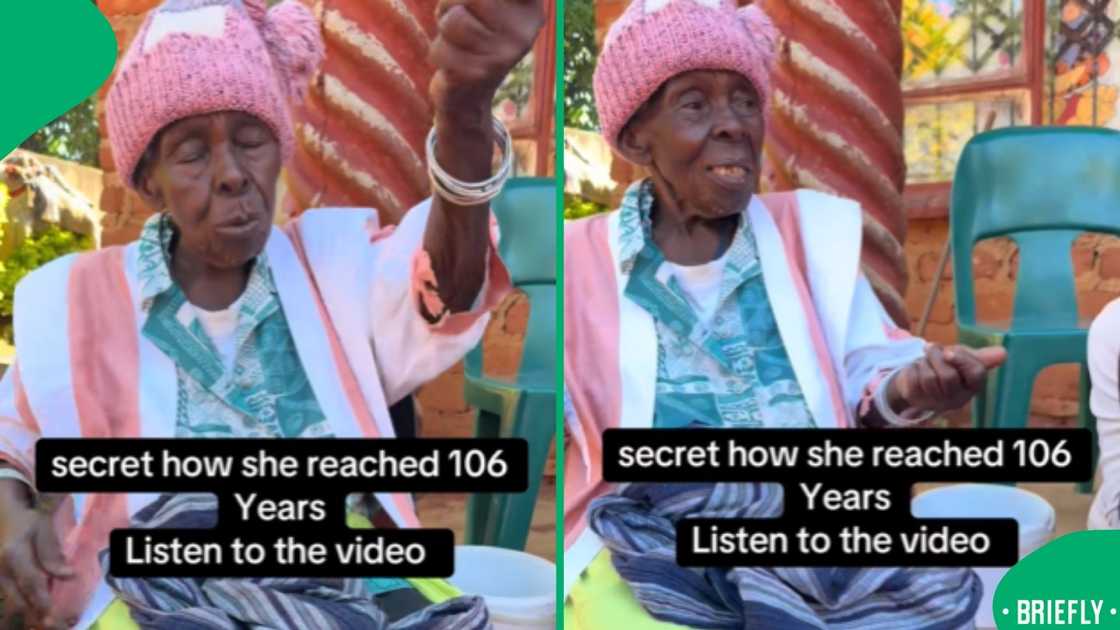 The gogo shared her secret to being this old and still looking good for her age