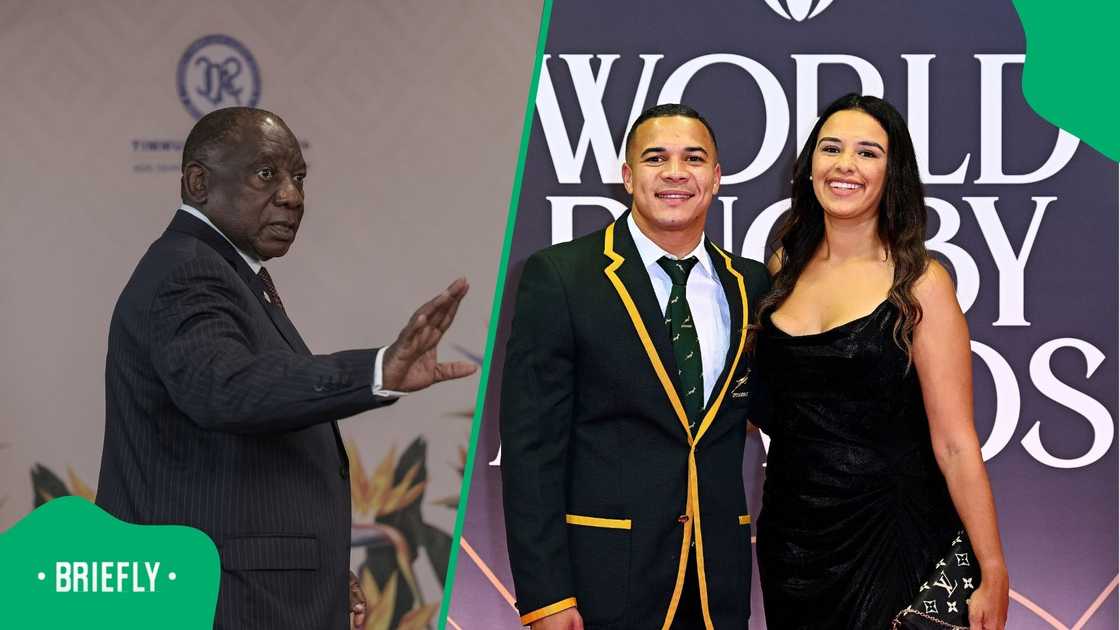 Layla Kolbe reacts after Ramaphosa calls on South Africa's men to stand up against GBV