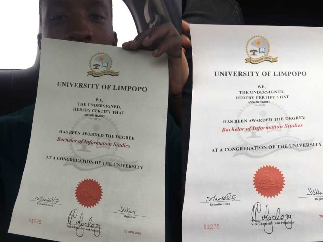 Bi Phakathi pays student's R6 960 fee: "You can collect your degree" Bi Phakathi pays student's R6 960 fee: "You can collect your degree"