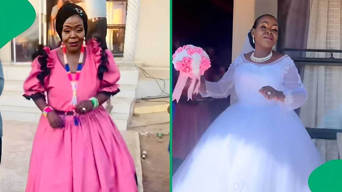 A video of an elderly bride warmed hearts on TikTok