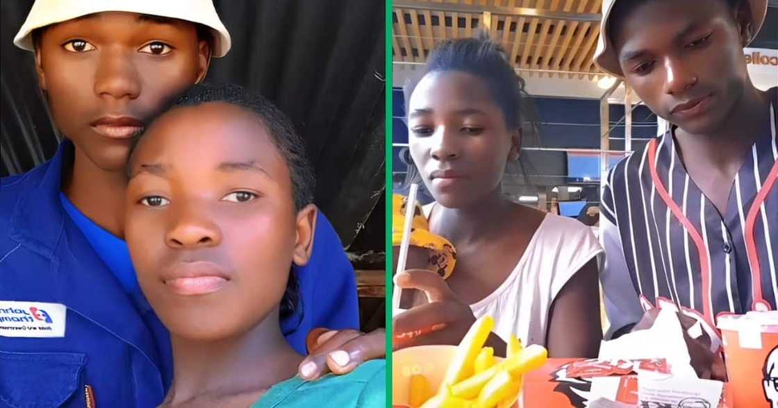 A couple touched TikTok user's hearts when they shared a cute video of them at KFC. A couple touched TikTok user's hearts when they shared a cute video of them at KFC.