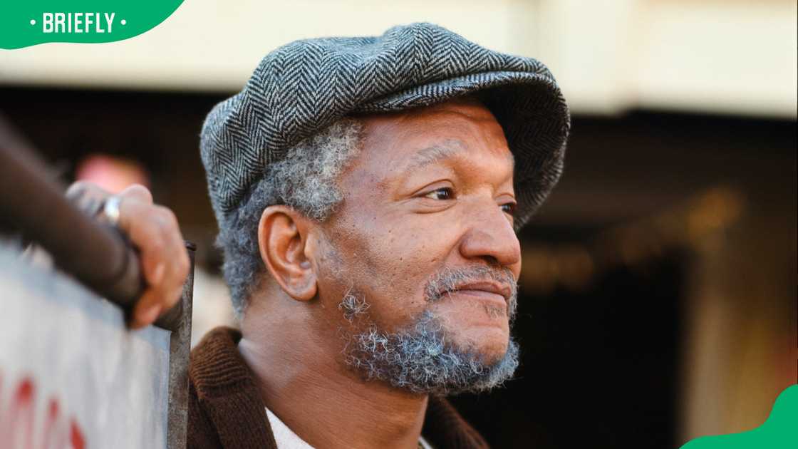 Redd Foxx on Sanford and Son Redd Foxx on Sanford and Son