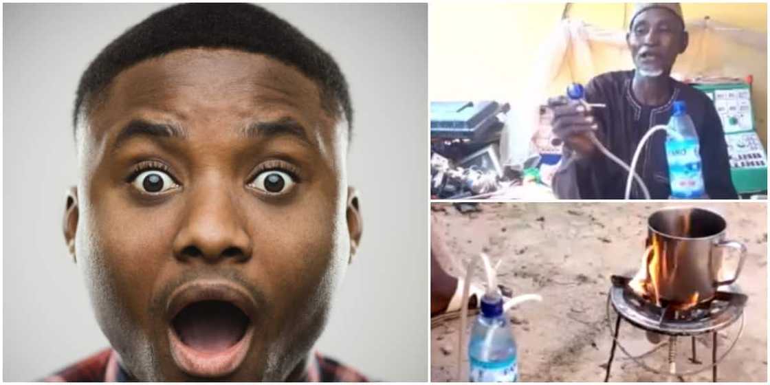 Nigerian man, invents, water-cooking, stove, gas, kerosene