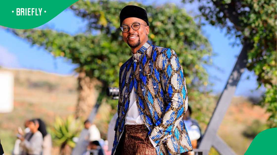 Maps Maponyane gave fans a tour of his dream home.