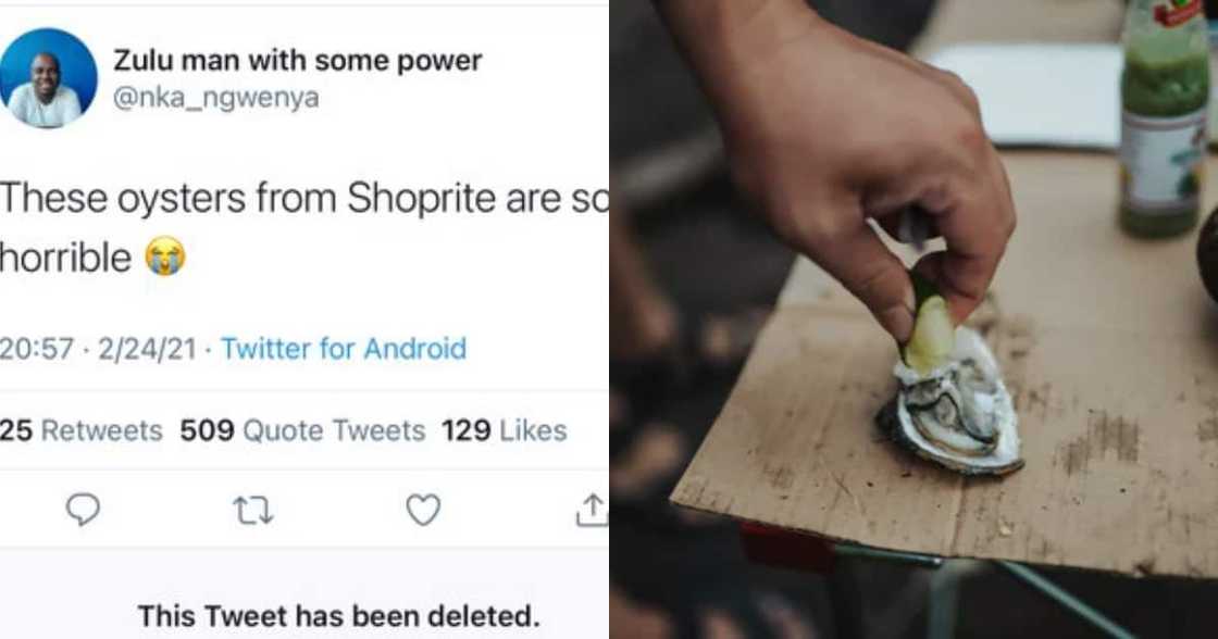 Mzansi in Stitches After Local Man Complains About Shoprite Oysters