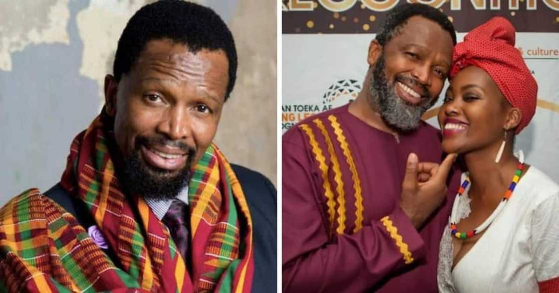 Sello Maake KaNcube and Pearl Mbewe