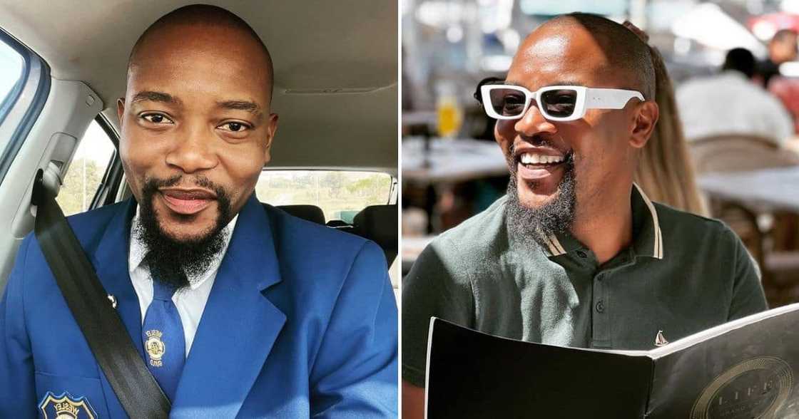 Moshe Ndiki showed off his new boyfriend in an Instagram picture. Moshe Ndiki showed off his new boyfriend in an Instagram picture.
