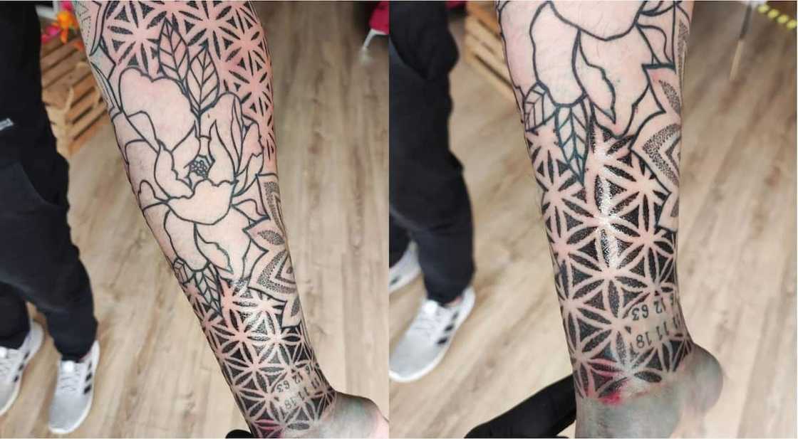 Mandala sleeve Mandala sleeve