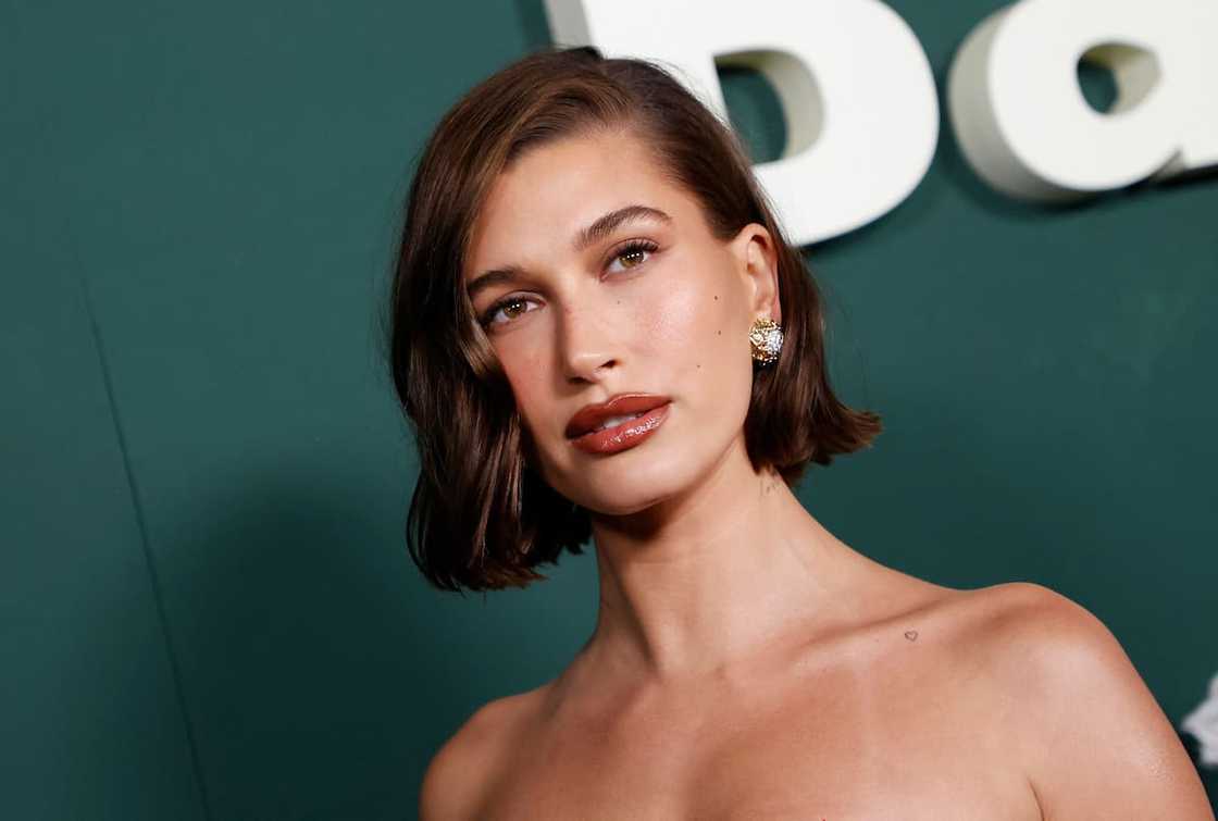 Model Hailey Bieber at the Baby2Baby Gala Model Hailey Bieber at the Baby2Baby Gala