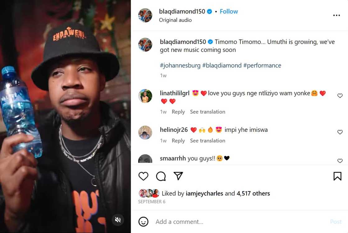 Blaq Diamond is set to launch their own record label Umithi Othithi to empower emerging artists Blaq Diamond is set to launch their own record label Umithi Othithi to empower emerging artists