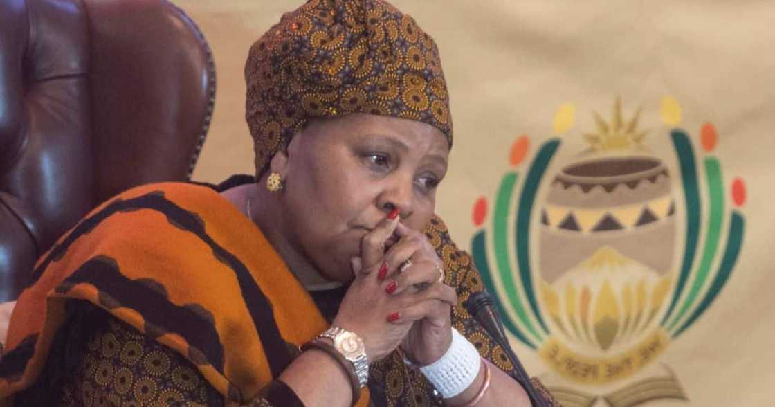 Nosiviwe Mapisa-Nqakula submitted an urgent court application